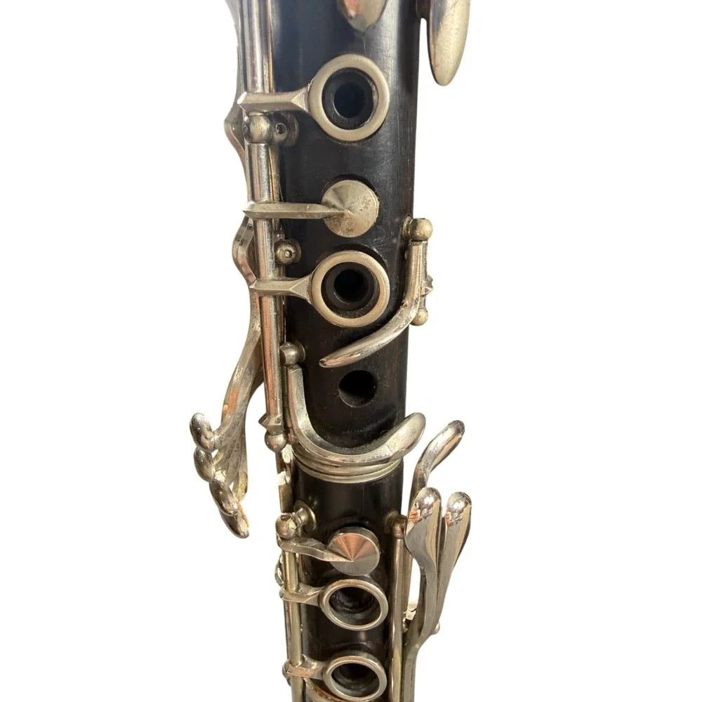 Vintage Lemaire SML Paris France Bohem System Wood Clarinet w/ Case Untested